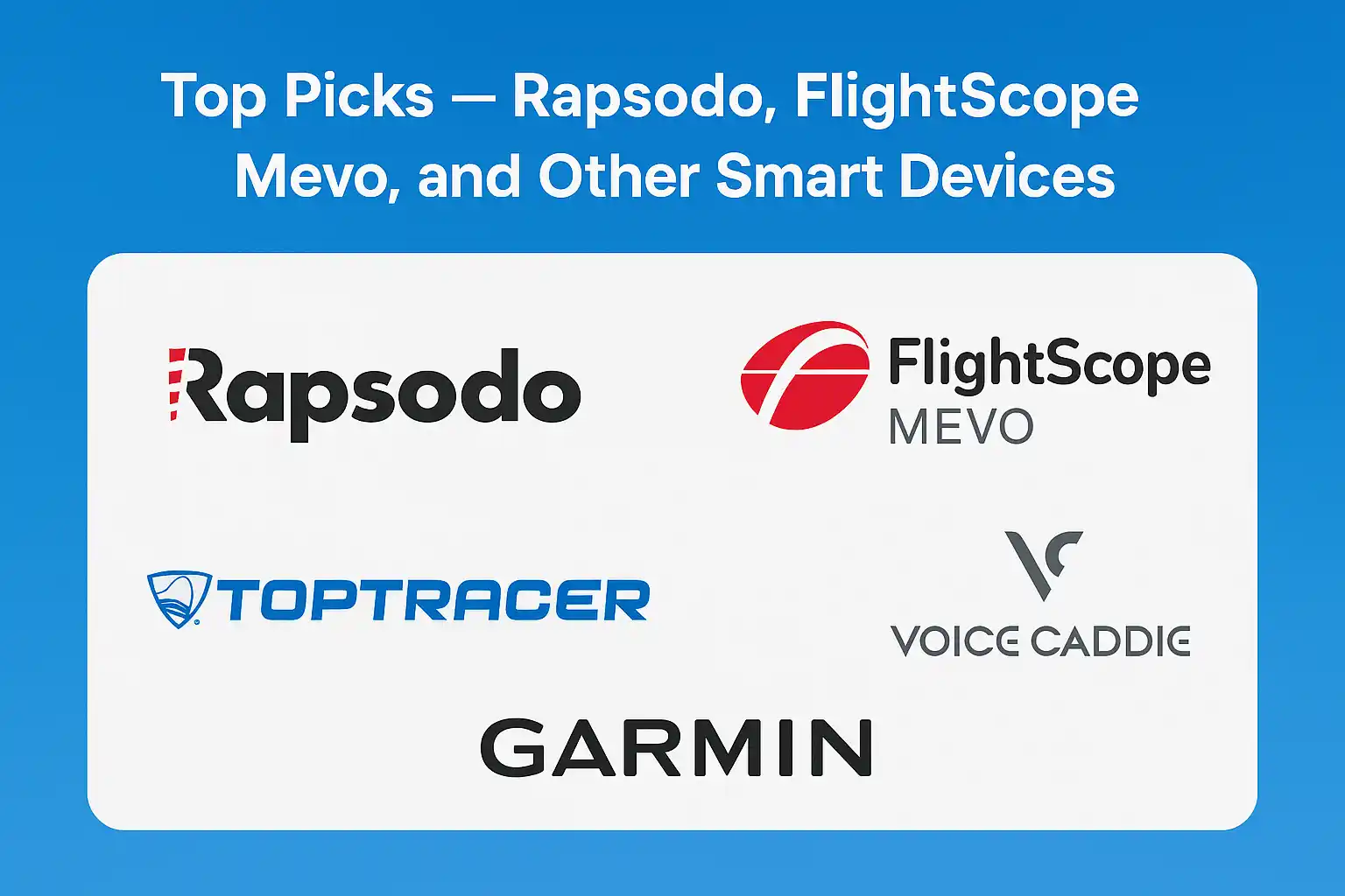 Rapsodo Mobile Launch Monitor and FlightScope Mevo portable golf trackers for home practice